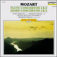 Mozart: Flute Concertos Nos. 1 & 2; Horn Concertos Nos. 1 & 3 - Bernd Heiser (horn); Kurt Berger (flute); Vienna Mozart Winds; Herbert Kraus (conductor)