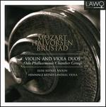 Mozart, Halvorsen, Brustad: Violin and Viola Duos