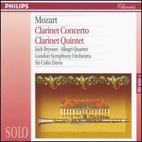 Mozart: Klarinettenkonzert; Klarinettenquintett - Allegri Quartet; Jack Brymer (clarinet); London Symphony Orchestra; Colin Davis (conductor)