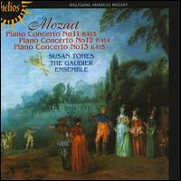 Mozart: Piano Concertos, K. 413 - 415 - Gaudier Ensemble; Susan Tomes (piano)