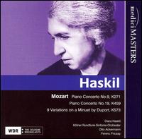 Mozart: Piano Concertos Nos. 9 & 19; Variations on a Minuet by Duport - Clara Haskil (piano); Wolfgang Amadeus Mozart (candenza); WDR Orchestra, Kln