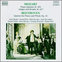 Mozart: Piano Quintet, K452; Adagio and Rondo, K617; Beethoven: Quintet ...