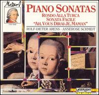 Mozart: Piano Sonatas - Rondo Alla turca, Sonata Facile, "Ah, Vous Dirai-Je, Maman" - Annerose Schmidt (piano); Rolf-Dieter Arens (piano)