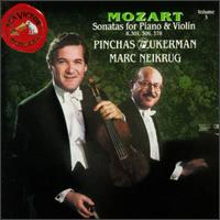 Mozart: Sonatas for Piano & Violin, Vol. 3 - Marc Neikrug (piano); Pinchas Zukerman (violin)