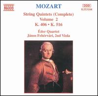 Mozart: String Quintets (Complete), Vol. 2 - Eder Quartet; Jnos Fehrvri (viola)