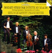Mozart: String Quintets K. 515 & 516 - Franz Beyer (viola); Melos Quartett Stuttgart