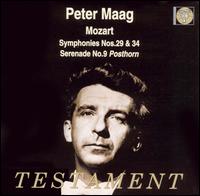 Mozart: Symphonies Nos. 29 & 34; Serenade No. 9 (Posthorn) - L'Orchestre de la Suisse Romande; Peter Maag (conductor)