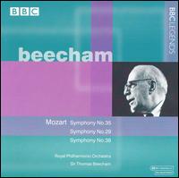 Mozart: Symphonies Nos. 35, 29, 38 - Thomas Beecham (piano); Royal Philharmonic Orchestra; Thomas Beecham (conductor)