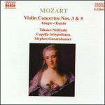Mozart: Violin Concertos Nos. 3 & 5; Adagio; Rondo