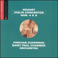Mozart: Violin Concertos Nos. 4 & 5 - Pinchas Zukerman (violin); Saint Paul Chamber Orchestra; Pinchas Zukerman (conductor)