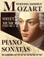 Mozart Wolfang Amadeus - Piano Sonatas - Sheet Music - Volume 2: Numbers: 101112131415161718