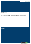 MS Excel 2000 - berblick fr Anwender