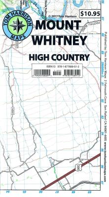 Mt. Whitney High Country Trail Map - Tom Harrison Maps, and Harrison, Tom