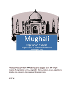 Mughali Vegetarian / Vegan