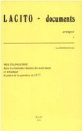 Multilinguisme Dans Les Domaines Bantou Du Nord-Ouest Et Tchadique. Le Point de la Question En 1977 (Atp Internationale Du Cnrs) - Bouquiaux, L (Editor)