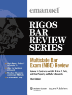 Multistate Bar Exam (MBE) Review Volume 1 2009 Edition