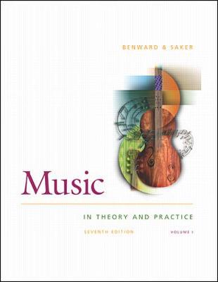 Music in Theory and Practice, Volume One, W. Audio CD - Benward, Bruce, and Saker, Marilyn, and Benward Bruce