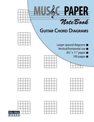 MUSIC PAPER NoteBook - Guitar Chord Diagrams - Mashhour, Ashkan