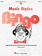 Music Styles Bingo Book/Online Media
