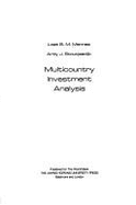 Mutlicountry Inverstment Analysis - Mennes, Loet B M, Professor, and Stoutjesdijk, Ardyj J, Professor, and Mennes, Loetb M, Professor