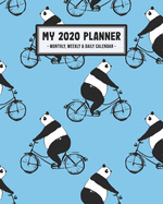 My 2020 Calendar Planner: Panda 2020 Daily, Weekly & Monthly Calendar Planner - January to December - 110 Pages (8x10)