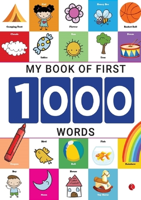 My Book of First 1000 Words - Interactive Picture Book - Numbers and Alphabets - Moonstone