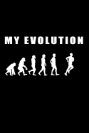 My Evolution: Jogging Jogger 25 X 9 Inch Daily Planner Diary Journal Notebook 100 Pages Paperback