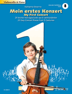My First Concert: 25 Concert Pieces from 5 Centuries for Cello and Piano - Book/Audio Online