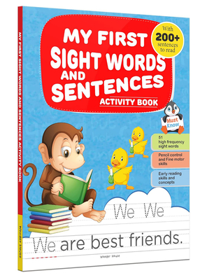 My First Sight Words and Sentences: Activity Book for Children - Wonder House Books