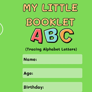 My Little ABC Tracing Booklet Worksheet in Green White Simple Style