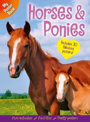 My Poster Book: Horses & Ponies: Includes 30 fabulous posters - Hilton, Samantha