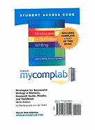 Mycomplab New with Pearson Etext Student Access Code Card for Strategies for Successful Writing
