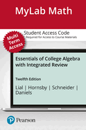 Mylab Math with Pearson Etext -- 24-Month Standalone Access Card -- For Essentials of College Algebra with Integrated Review