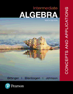 Mylab Math with Pearson Etext -- Standalone Access Card -- For Intermediate Algebra: Concepts and Applications