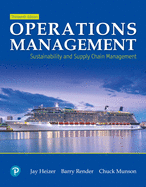 Mylab Operations Management with Pearson Etext -- Access Card -- For Operations Management: Sustainability and Supply Chain Management - Heizer, Jay, and Render, Barry, and Munson, Chuck