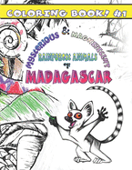 Mysterious & Magnificent Rainforest Animals of Madagascar: Coloring Book #1