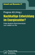 Nachhaltige Entwicklung Im Energiesektor?: Erste Deutsche Branchenanalyse Zum Leitbild Von Rio