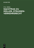 Nachtrag Zu Mller, Strassenverkehrsrecht