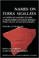 Names on Terra Sigillata. Volume 4. F to KLUMI (BICS Supplement 102.4)