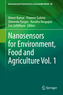 Nanosensors for Environment, Food and Agriculture Vol. 1