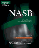 NASB Aquila Wide Margin Reference Bible, Black Goatskin Leather Edge-lined, Red-letter Text, NS746:XRME