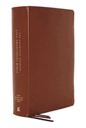 Nasb, Charles F. Stanley Life Principles Bible, 2nd Edition, Genuine Leather, Brown, Thumb Indexed, Comfort Print: Holy Bible, New American Standard Bible