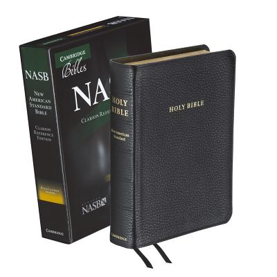 NASB Clarion Reference Bible, Black Calf Split Leather, NS484:X - 