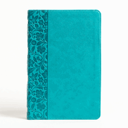 NASB Large Print Personal Size Reference Bible, Teal Leathertouch