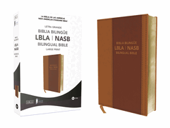 Nasb/Lbla, Bilingual Bible, Leathersoft, Brown / Nasb/Lbla, Biblia Bilinge, Leathersoft, Caf