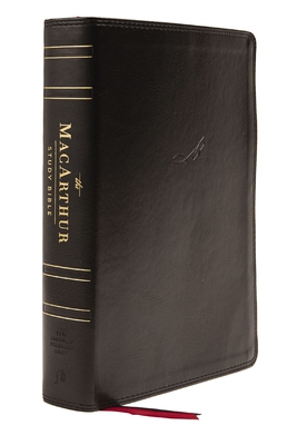 Nasb, MacArthur Study Bible, 2nd Edition, Leathersoft, Black, Thumb Indexed, Comfort Print: Unleashing God's Truth One Verse at a Time - MacArthur, John F (Editor), and Thomas Nelson