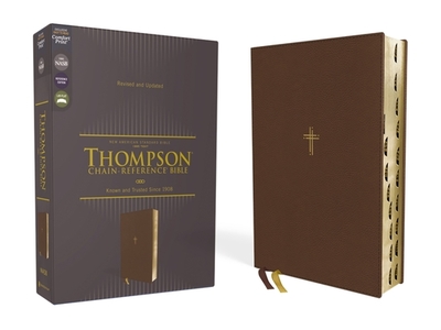Nasb, Thompson Chain-Reference Bible, Leathersoft, Brown, 1995 Text, Red Letter, Thumb Indexed, Comfort Print - Thompson, Frank Charles, Dr. (Editor), and Zondervan