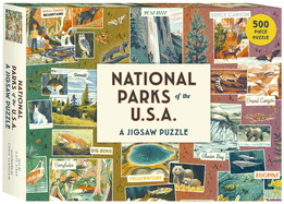National Parks of the USA a Jigsaw Puzzle: 500 Piece Puzzle