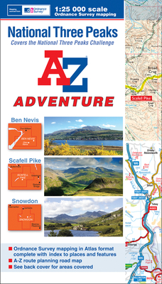 National Three Peaks A-Z Adventure Atlas - A-Z Maps