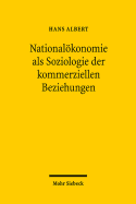 Nationalokonomie ALS Soziologie Der Kommerziellen Beziehungen